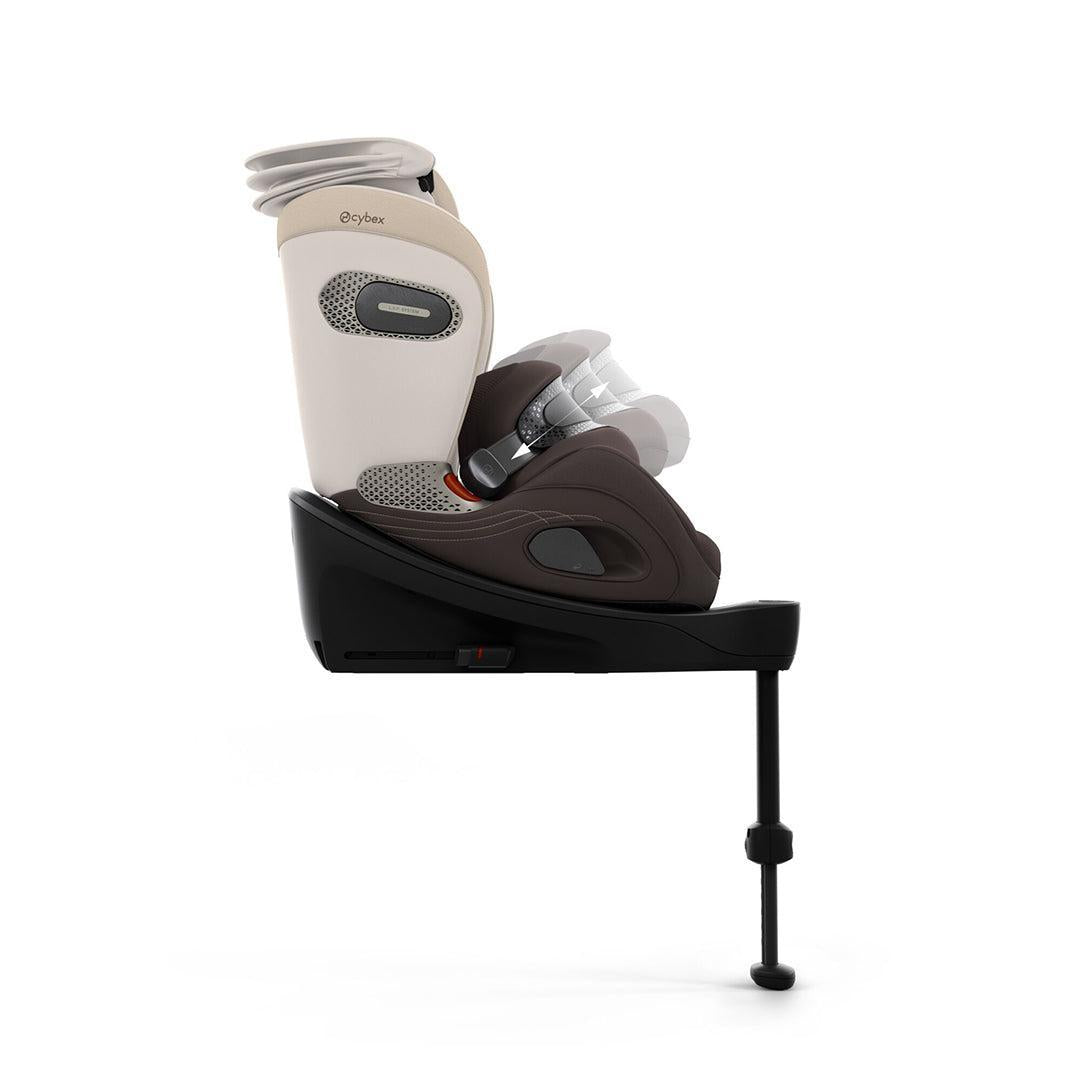 CYBEX Anoris Si Style Car Seat with Airbag - Amber Brown-Car Seats- | Natural Baby Shower