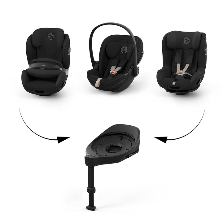 CYBEX Anoris Si Style Car Seat with Airbag - Sepia Black-Car Seats- | Natural Baby Shower