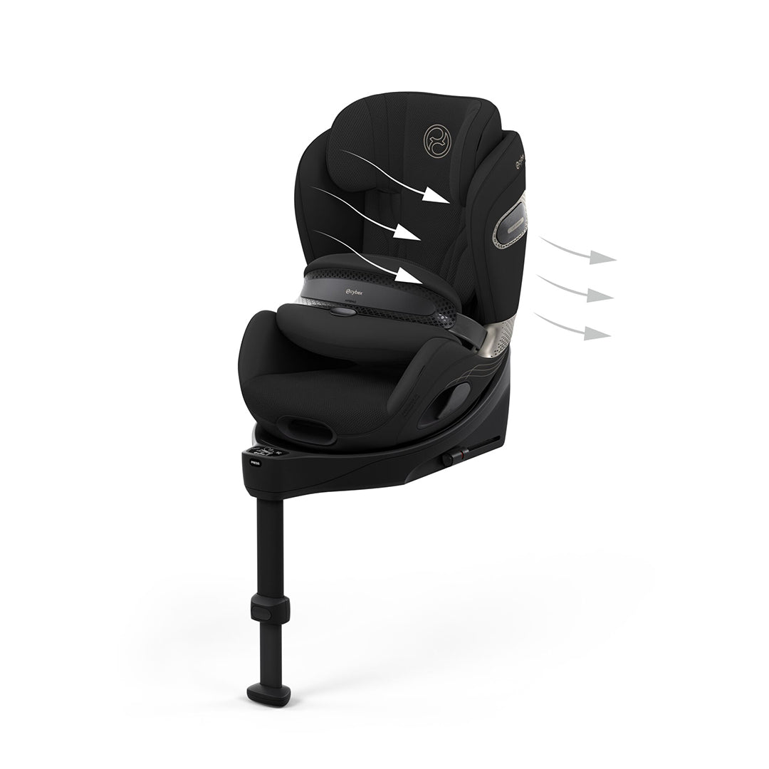 CYBEX Anoris Si Style Car Seat with Airbag - Sepia Black-Car Seats- | Natural Baby Shower