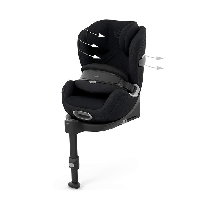 CYBEX Anoris T2 i-Size Plus Car Seat - Sepia Black-Car Seats-Sepia Black- | Natural Baby Shower