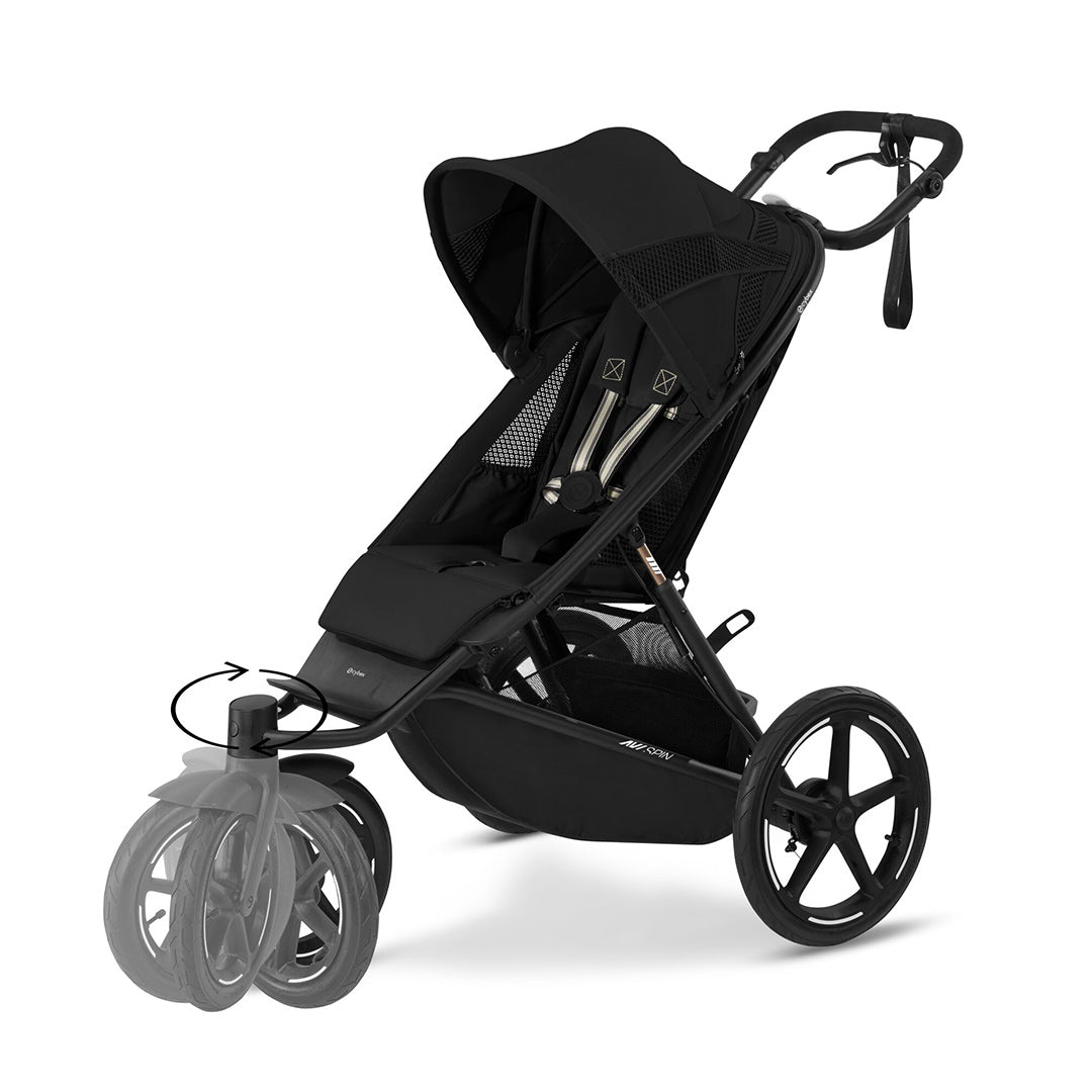 CYBEX Avi Spin Stroller Moon Black - Main Image
