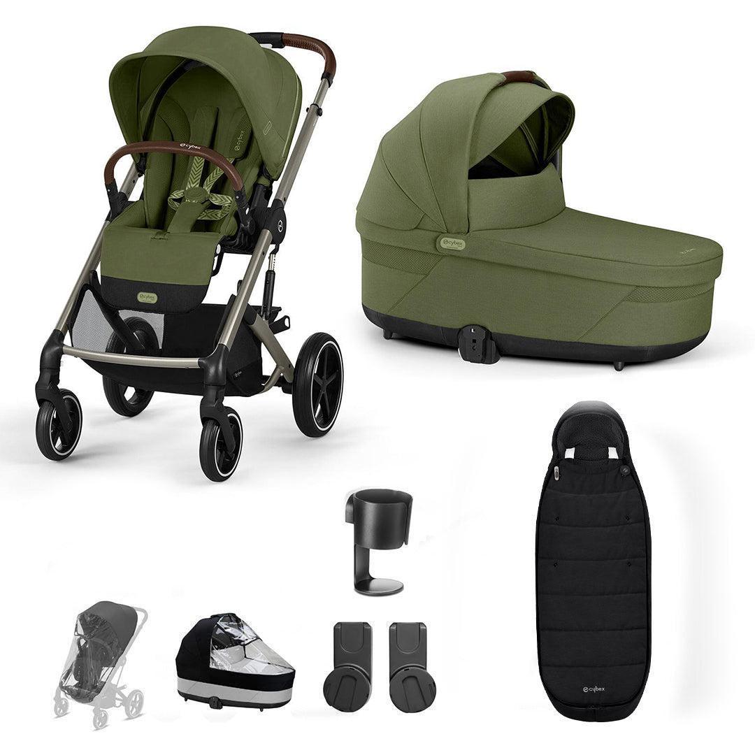 cybex footmuff balios CYBEX Balios S Lux Essential Pushchair Bundle