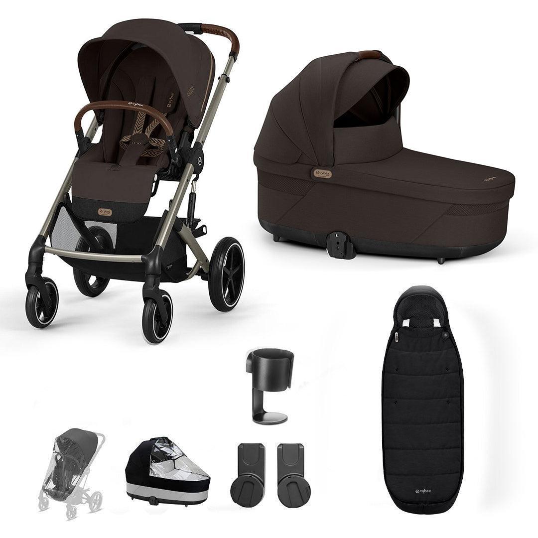 cybex footmuff balios CYBEX Balios S Lux Essential Pushchair Bundle