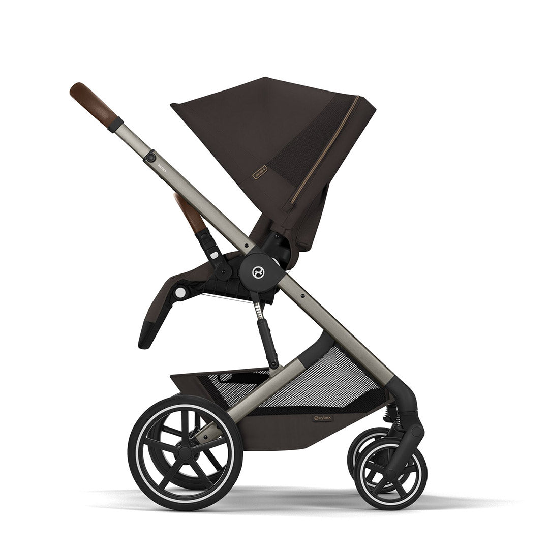 CYBEX Balios S Lux Pushchair - Taupe/Chocolate Brown-Strollers- | Natural Baby Shower