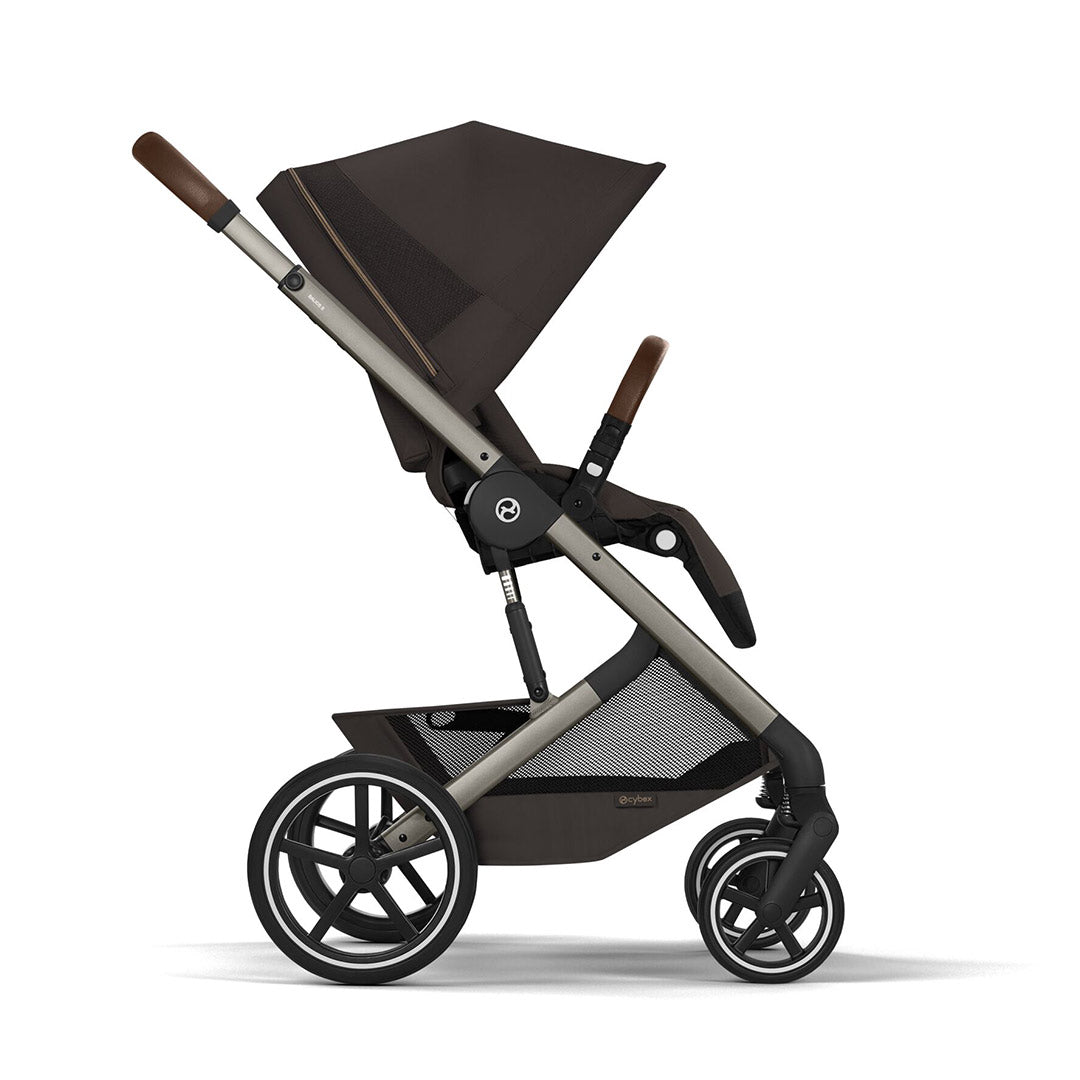 CYBEX Balios S Lux Pushchair - Taupe/Chocolate Brown-Strollers- | Natural Baby Shower