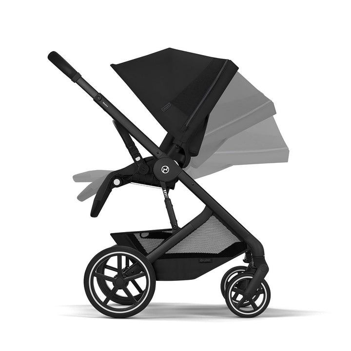 CYBEX Balios S Lux Pushchair - Black/Moon Black-Strollers- | Natural Baby Shower