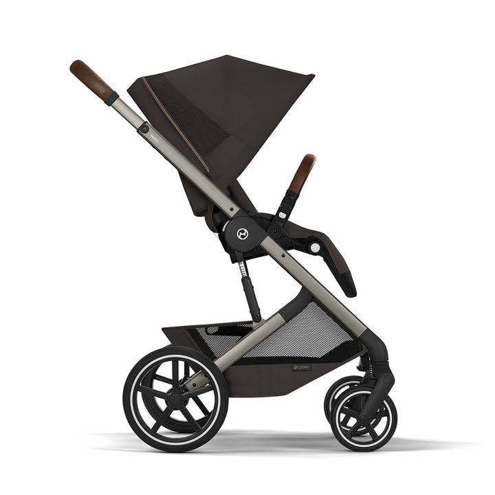 CYBEX Balios S Lux Pushchair + Fold Carry Cot - Chocolate Brown-Strollers- | Natural Baby Shower