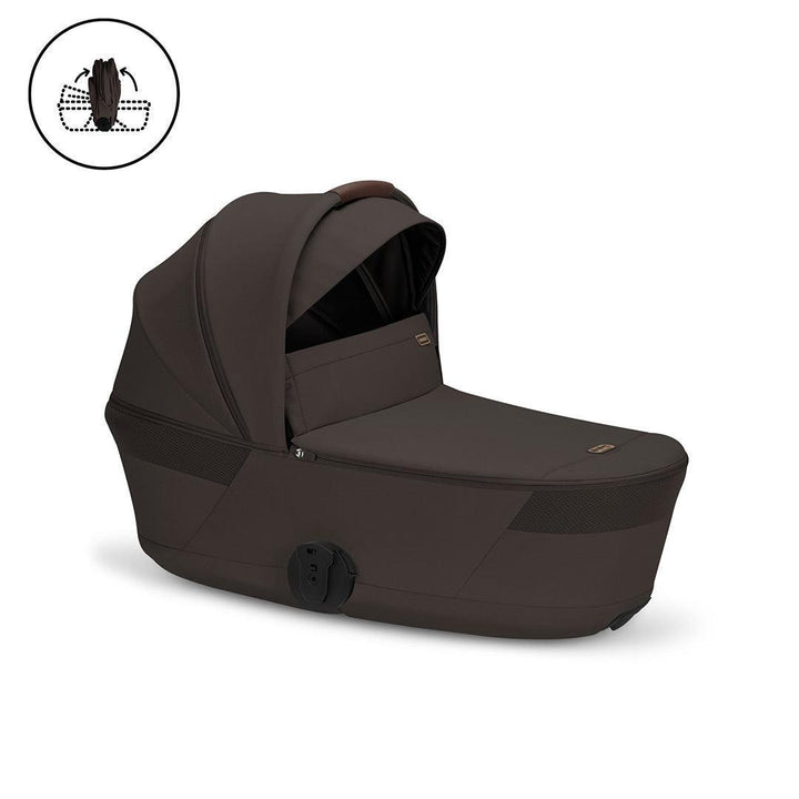 CYBEX Balios S Lux Pushchair + Fold Carry Cot - Chocolate Brown-Strollers- | Natural Baby Shower