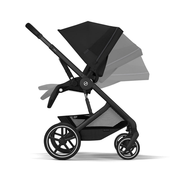 CYBEX Balios S Lux Pushchair + Fold Carry Cot - Moon Black-Strollers- | Natural Baby Shower