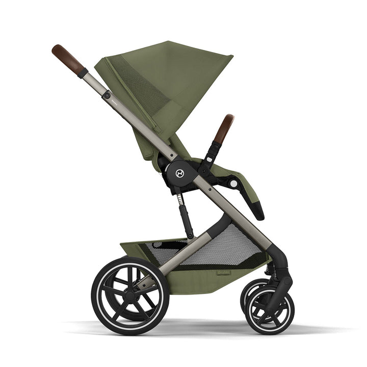 CYBEX Balios S Lux Pushchair + Fold Carry Cot - Moss Green-Strollers- | Natural Baby Shower