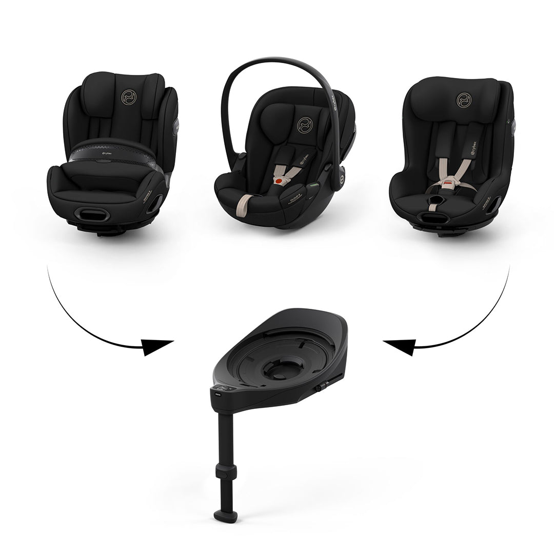 CYBEX Base S - Black-Car Seat Bases- | Natural Baby Shower