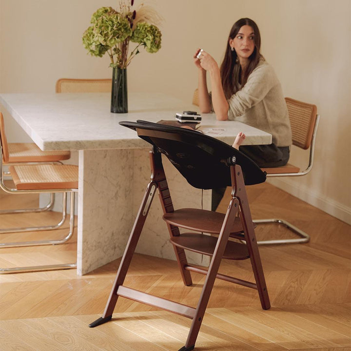 CYBEX Click & Fold 3 In 1 Highchair - Dark Natural-Highchairs-Dark Natural- | Natural Baby Shower