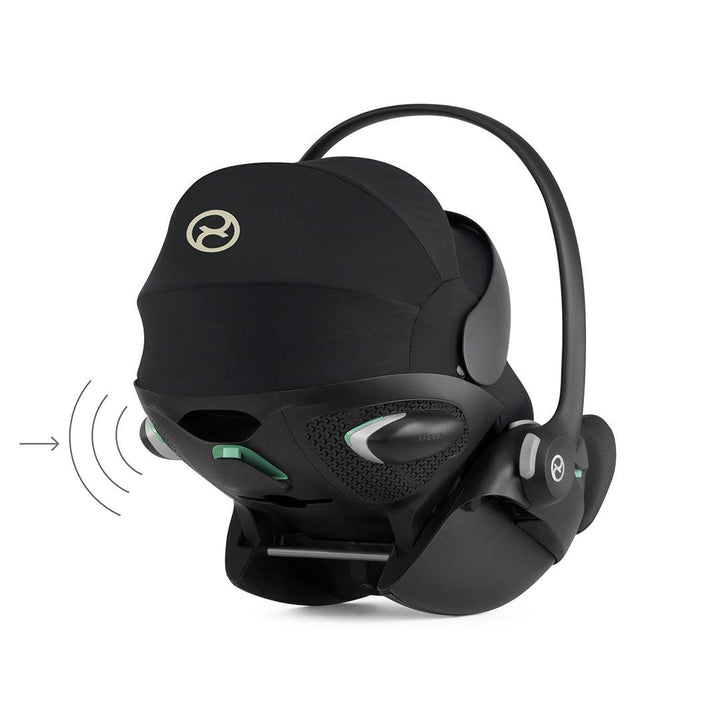 CYBEX Cloud G i-Size Plus Rotating Baby Car Seat - Moon Black-Car Seats-Moon Black-No Base | Natural Baby Shower