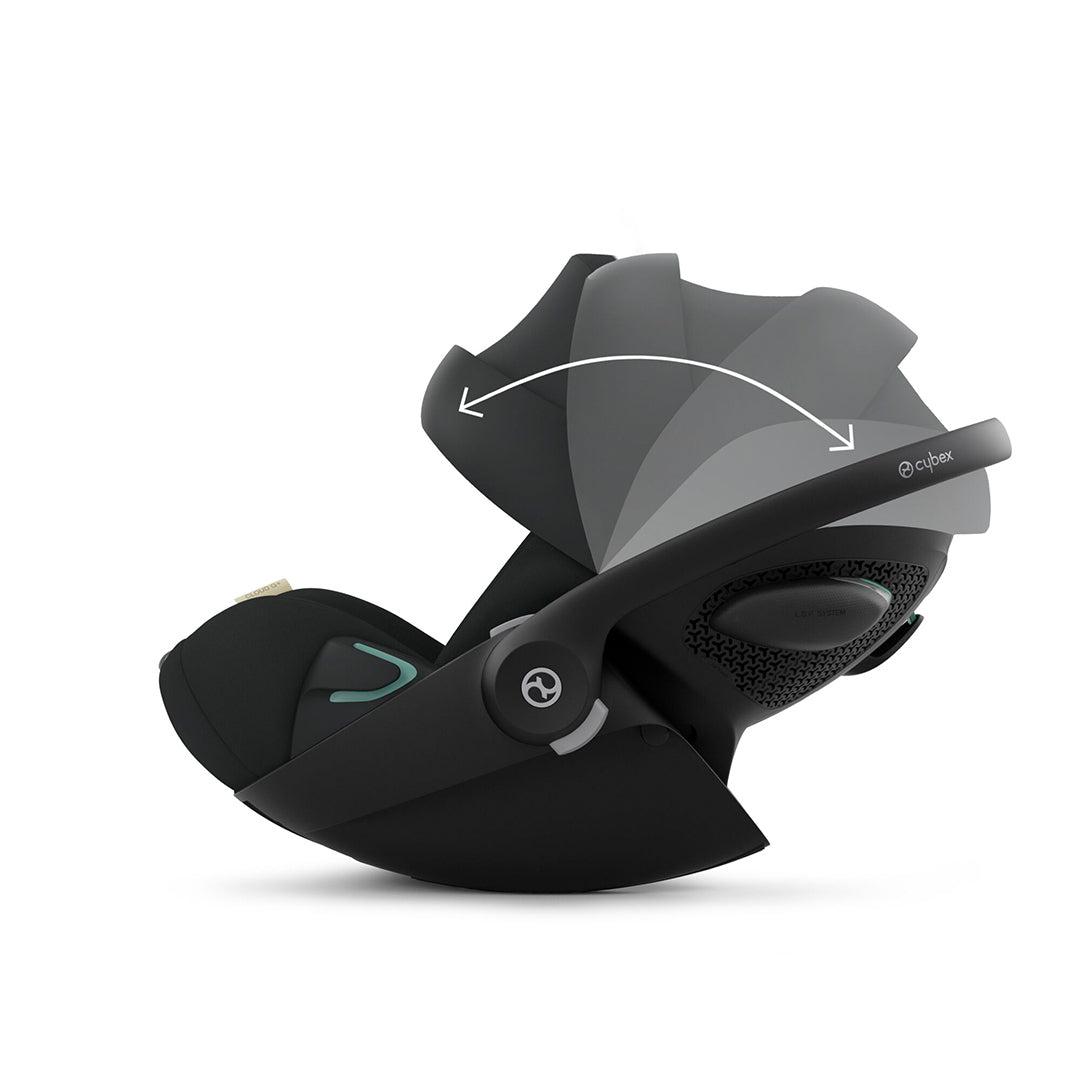 CYBEX Cloud G i-Size Plus Rotating Baby Car Seat - Moon Black-Car Seats-Moon Black-No Base | Natural Baby Shower