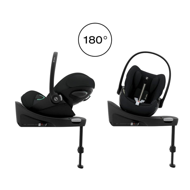 CYBEX Cloud G i-Size Plus Rotating Baby Car Seat - Moon Black-Car Seats-Moon Black-No Base | Natural Baby Shower