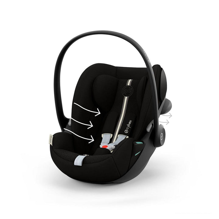 Cybex Cloud G3 Plus Car Seat - Moon Black-Car Seats-Moon Black- | Natural Baby Shower