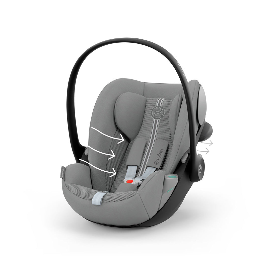 Cybex Cloud G3 Plus Car Seat - Stone Grey-Car Seats-Stone Grey- | Natural Baby Shower
