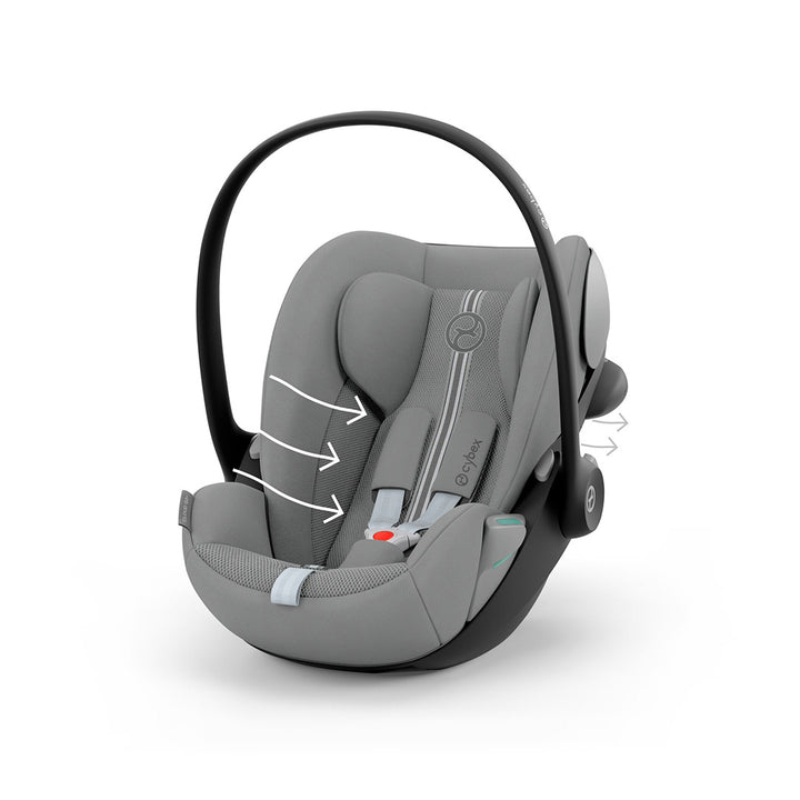 Cybex Cloud G3 Plus Car Seat - Stone Grey-Car Seats-Stone Grey- | Natural Baby Shower