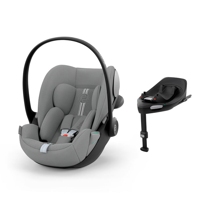 Cybex Cloud G3 Plus Car Seat - Stone Grey-Car Seats-Stone Grey-With Base | Natural Baby Shower
