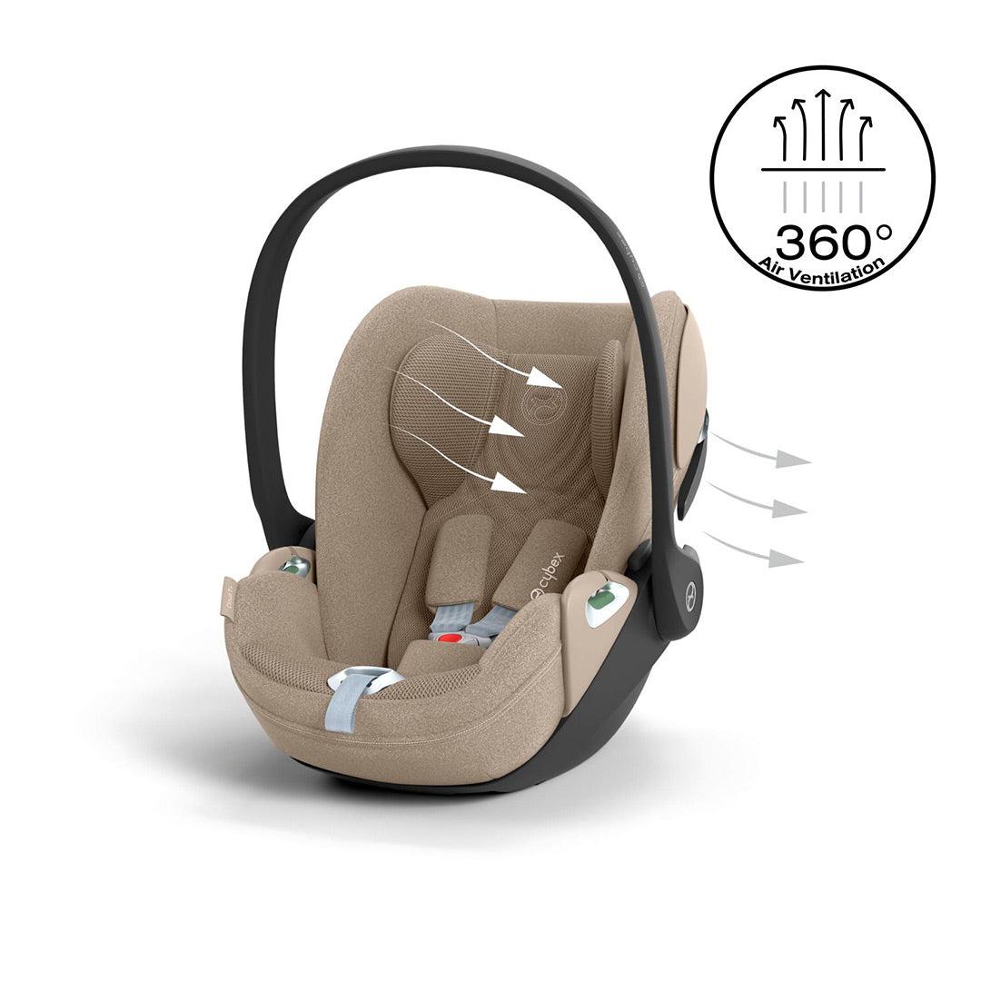 CYBEX Cloud T i-Size Plus Car Seat Cozy Beige