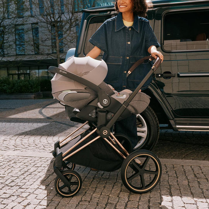 CYBEX Cloud T i-Size Plus Car Seat - Sepia Black-Car Seats-No Base- | Natural Baby Shower