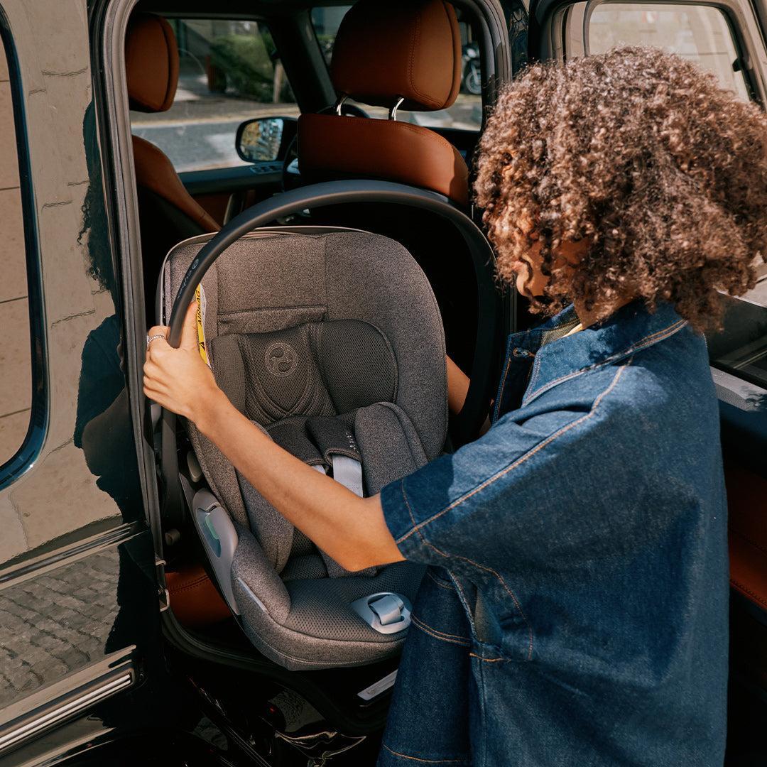 CYBEX Cloud T i-Size Plus Car Seat - Sepia Black-Car Seats-No Base- | Natural Baby Shower