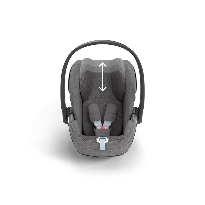 CYBEX Cloud T i-Size Plus Rotating Baby Car Seat - Mirage Grey-Car Seats-Mirage Grey-No Base | Natural Baby Shower