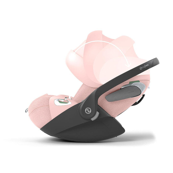 CYBEX Cloud T i-Size Plus Rotating Baby Car Seat - Peach Pink-Car Seats-Peach Pink-No Base | Natural Baby Shower