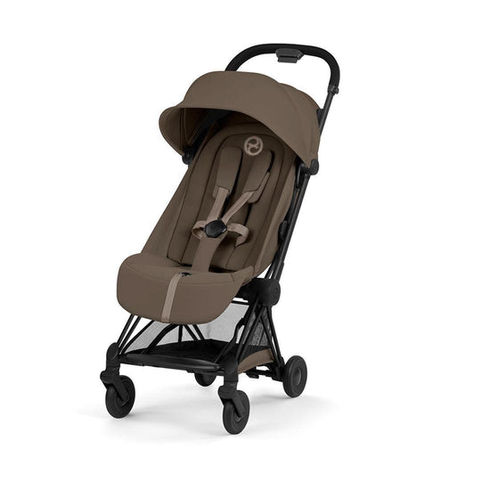 CYBEX Coya Comfort Compact Stroller - Coconut Brown/Black-Strollers-No Carrycot- | Natural Baby Shower