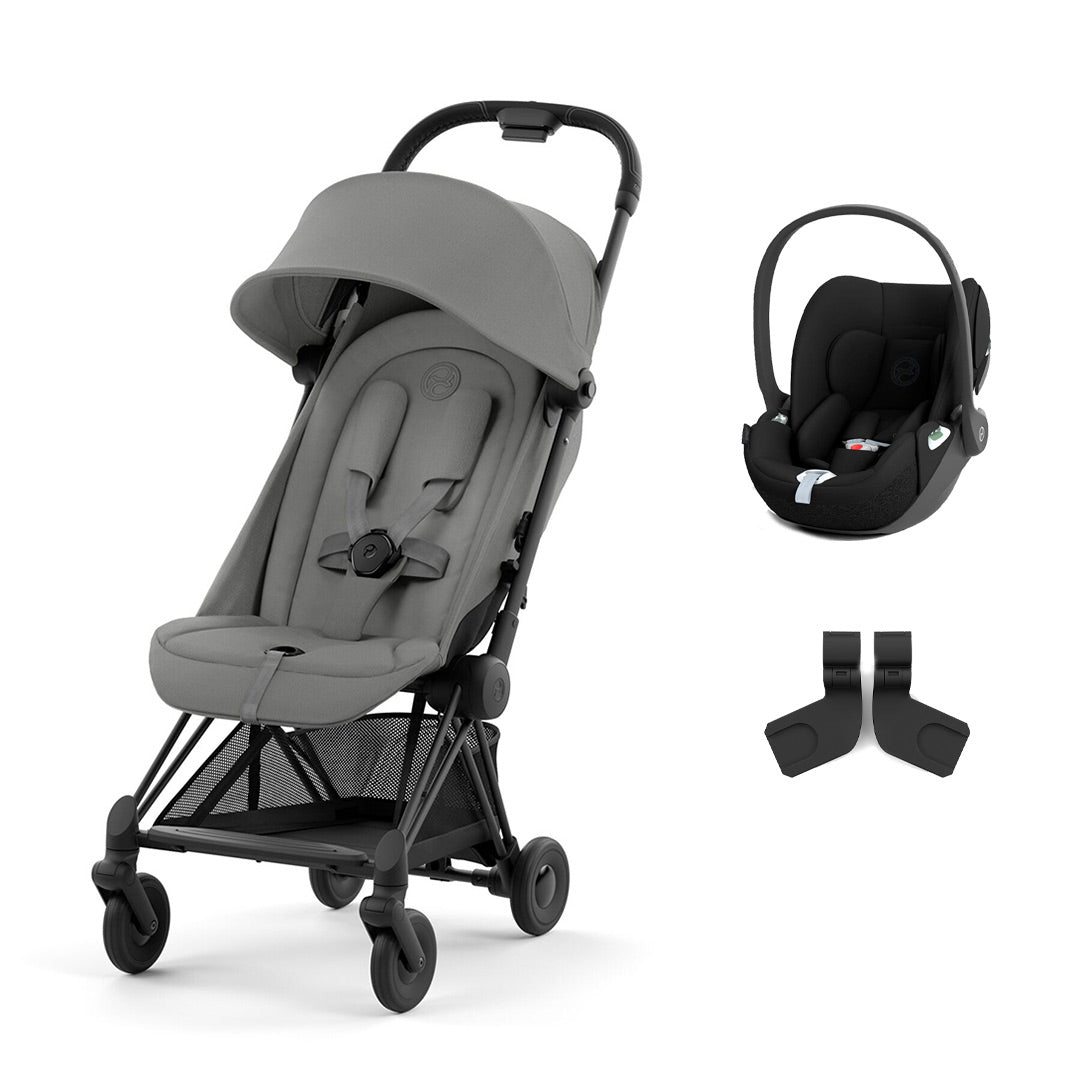 CYBEX Coya Compact Stroller + Cloud T Travel System - Mirage Grey