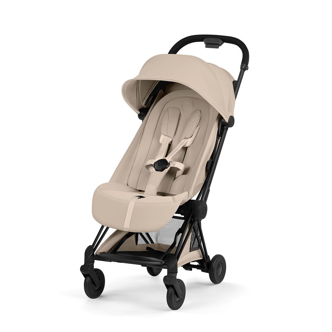 CYBEX Coya Style Matt Black - Cozy Beige-Stroller Frames-Without Carrycot- | Natural Baby Shower