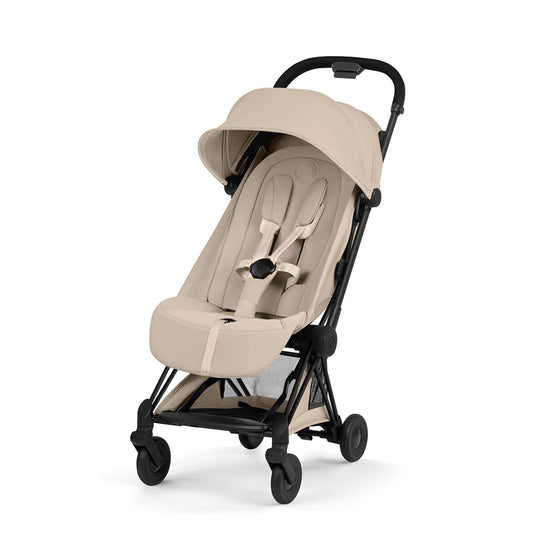 CYBEX Coya Style Matt Black - Cozy Beige-Stroller Frames-Without Carrycot- | Natural Baby Shower