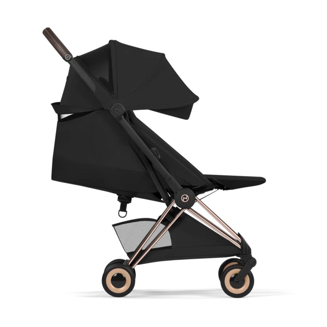 CYBEX Coya Style Rose Gold - Sepia Black-Stroller Frames-Without Carrycot- | Natural Baby Shower