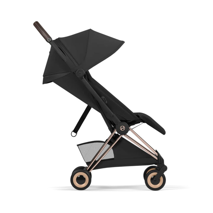 CYBEX Coya Style Rose Gold - Sepia Black-Stroller Frames-Without Carrycot- | Natural Baby Shower