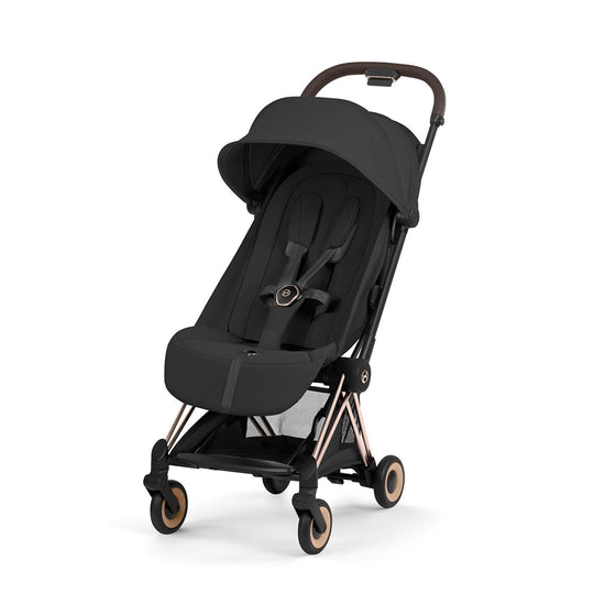 CYBEX Coya Style Rose Gold - Sepia Black-Stroller Frames-Without Carrycot- | Natural Baby Shower