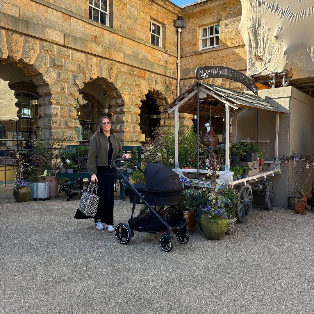 CYBEX e-Gazelle S Pushchair - Ocean Blue-Strollers-Ocean Blue-None | Natural Baby Shower