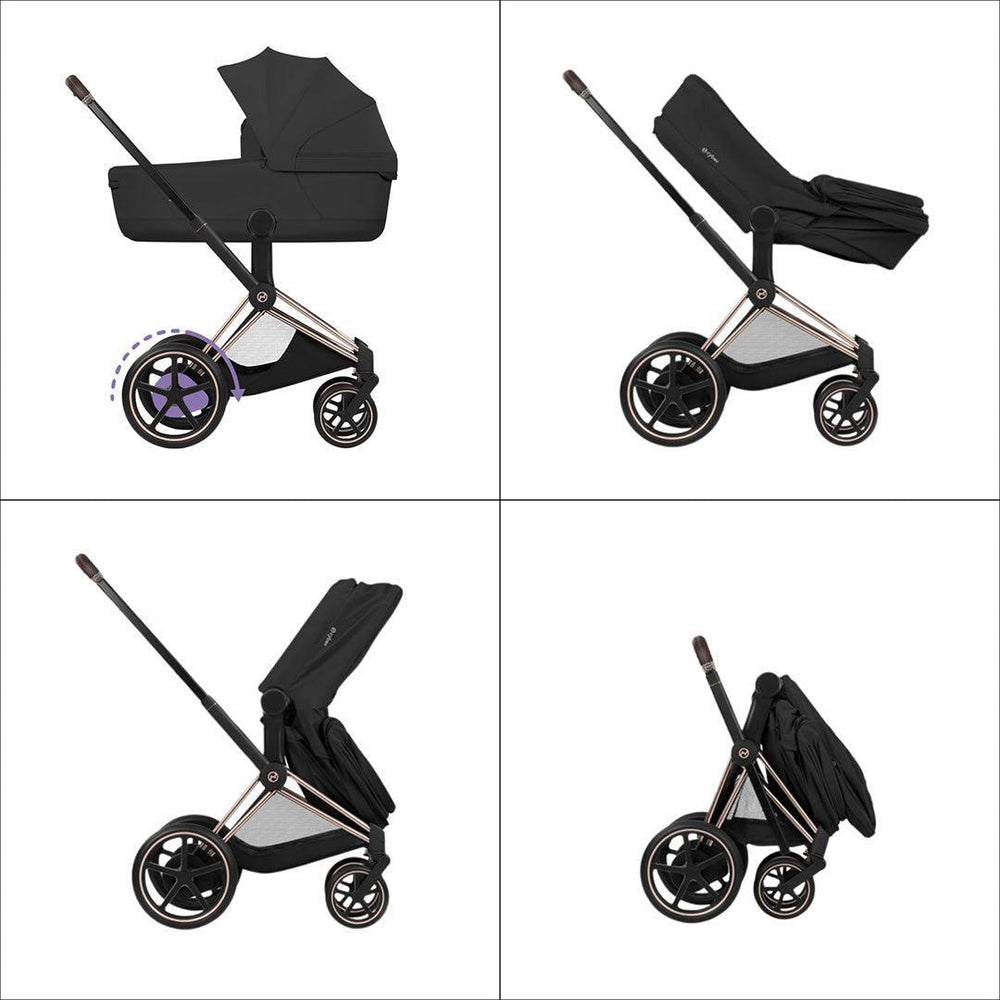 CYBEX Priam/e-Priam Carrycot - Sepia Black-Carrycots- | Natural Baby Shower