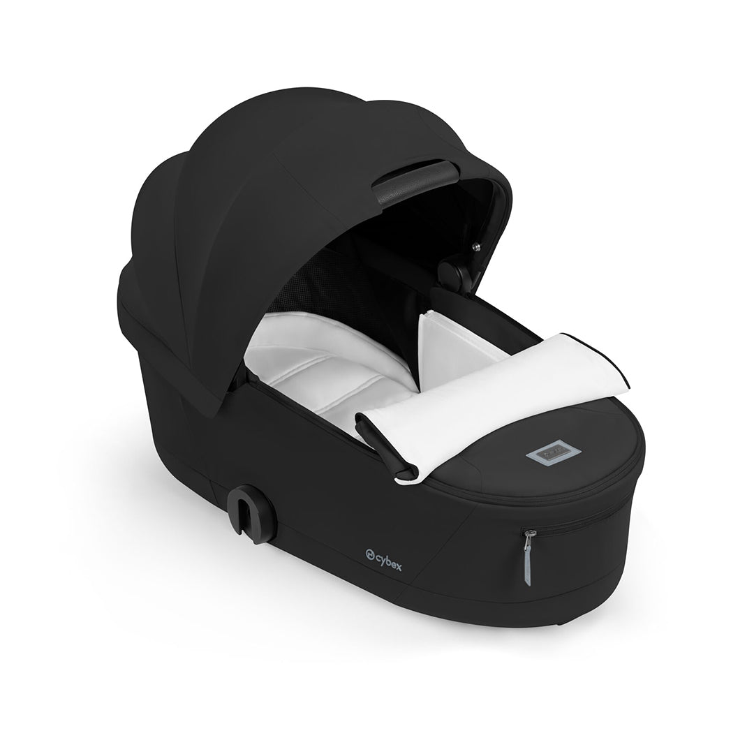 CYBEX e-Priam Comfort Pushchair & Foldable Carrycot - Sepia Black/Black-Strollers-Sepia Black/Black- | Natural Baby Shower