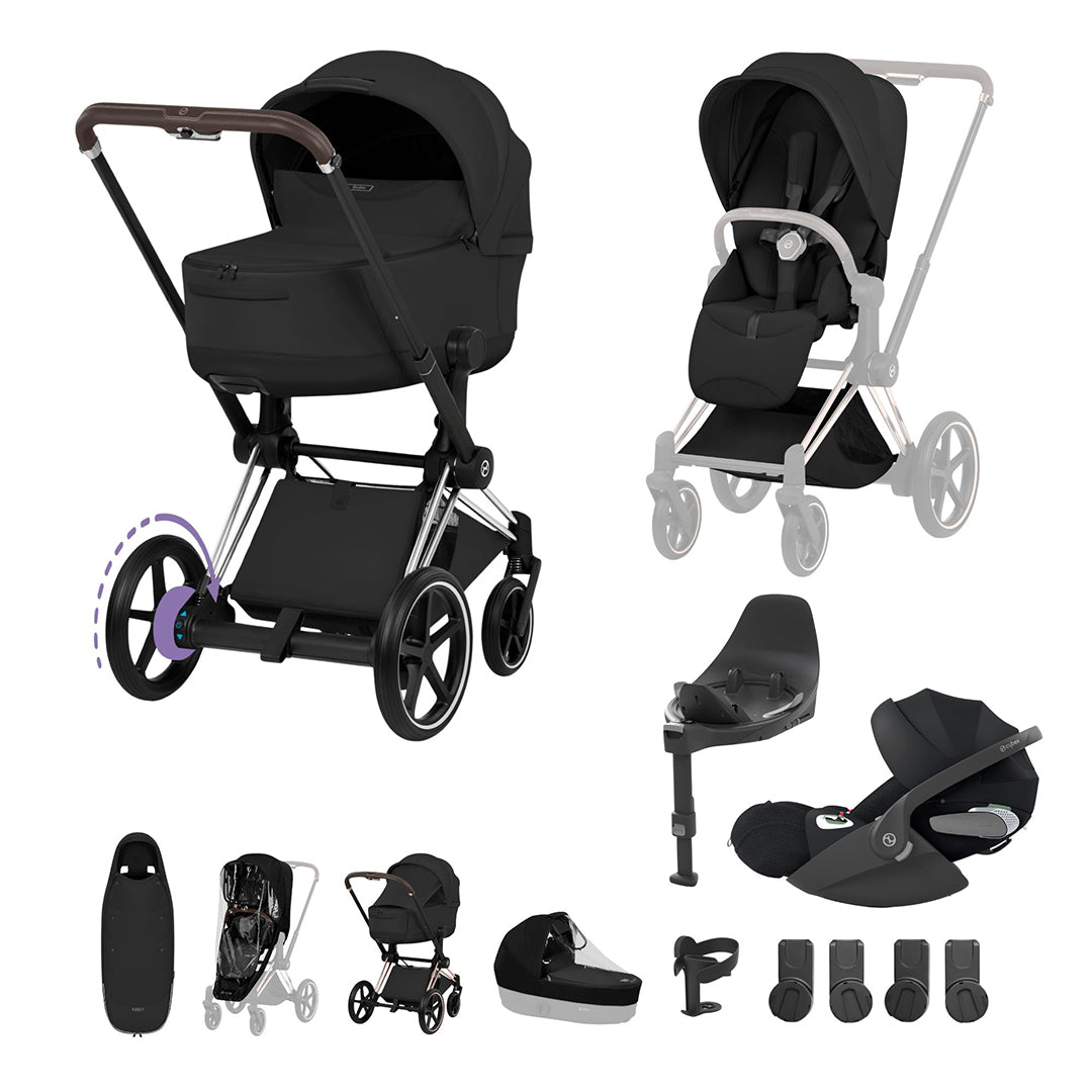 cybex e priam 2020 CYBEX e-PRIAM Fold Cot Ultimate Travel System Bundle