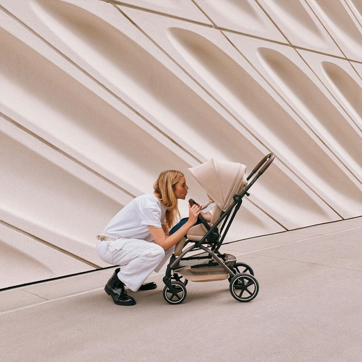 Cybex Eezy S Twist+ 2 Pushchair - 2026 - Dune Grey-Strollers-Dune Grey-One Size | Natural Baby Shower