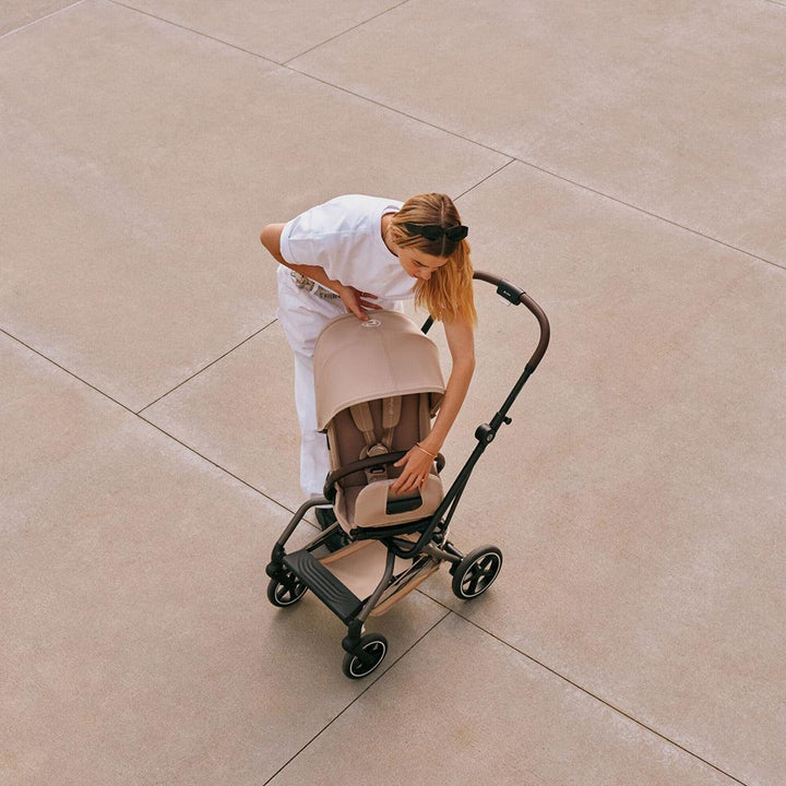 Cybex Eezy S Twist+ 2 Pushchair - 2026 - Dune Grey-Strollers-Dune Grey-One Size | Natural Baby Shower