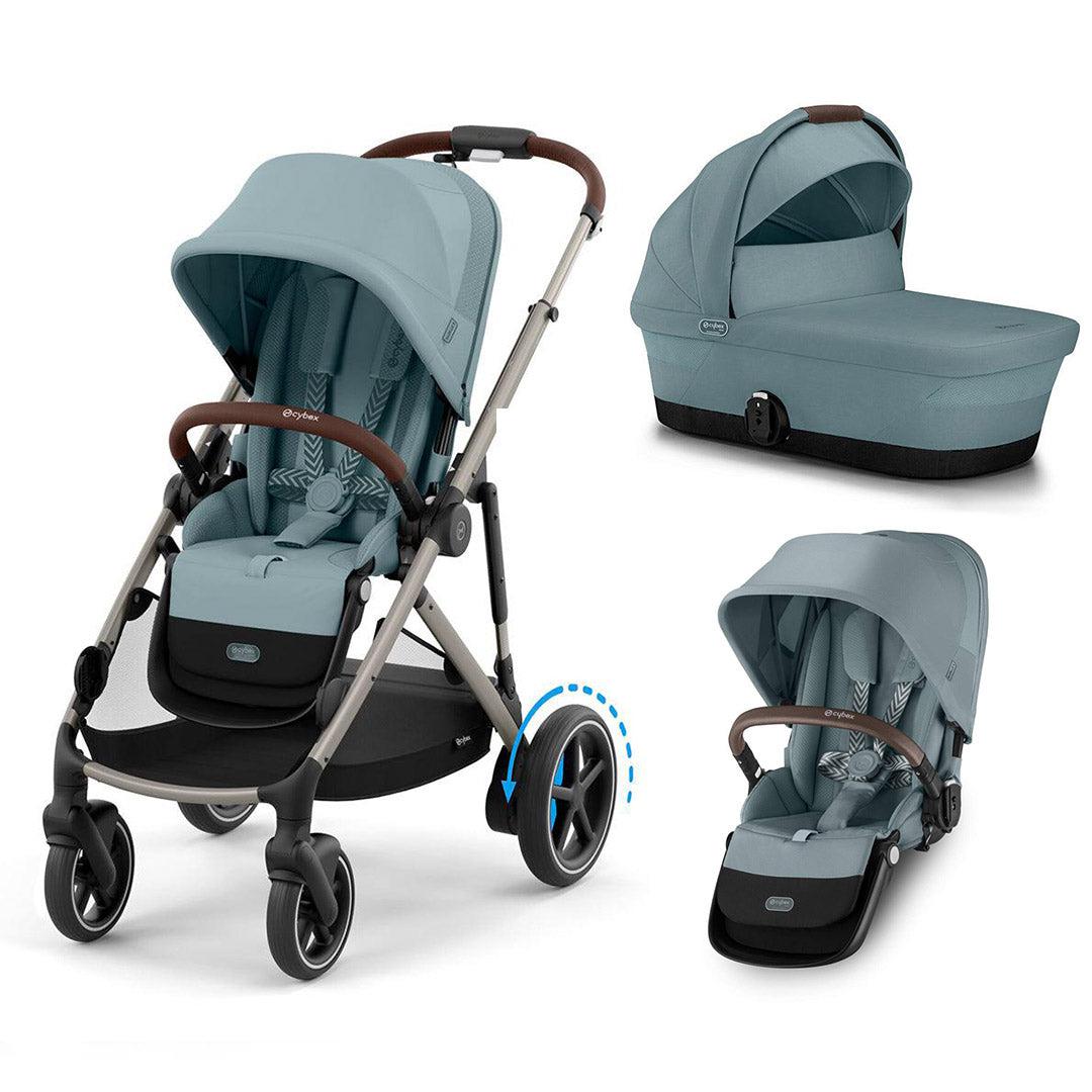 cybex gazelle double pram CYBEX e-Gazelle Double Pushchair