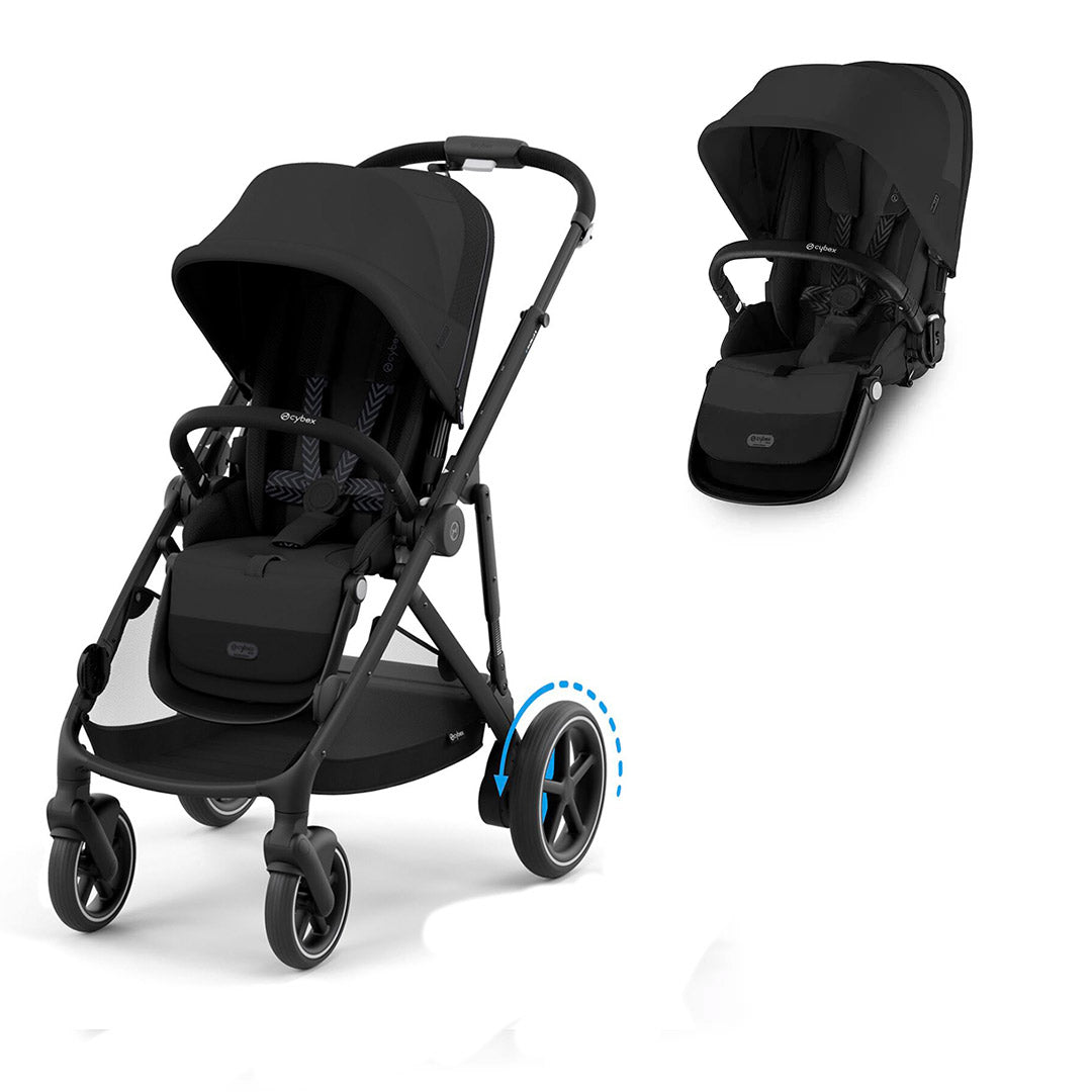 cybex twin CYBEX e-Gazelle Twin Pushchair