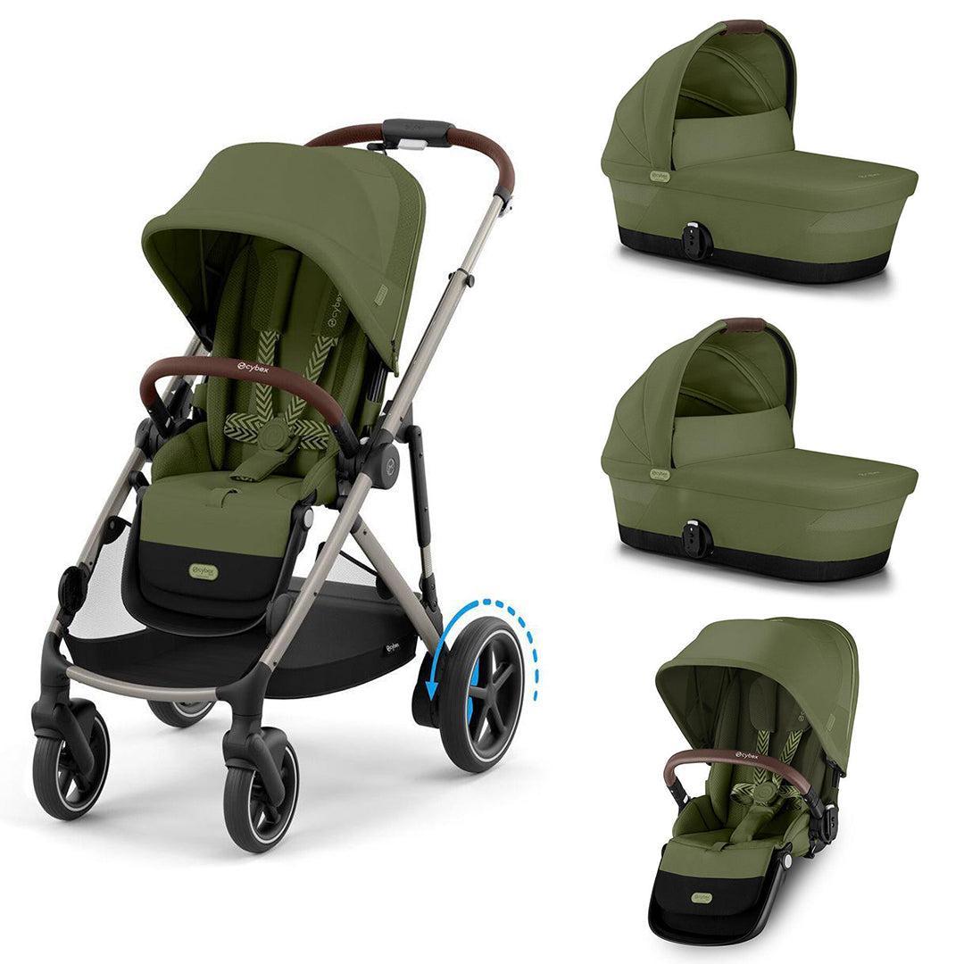 cybex for twins CYBEX e-Gazelle Twin Pushchair