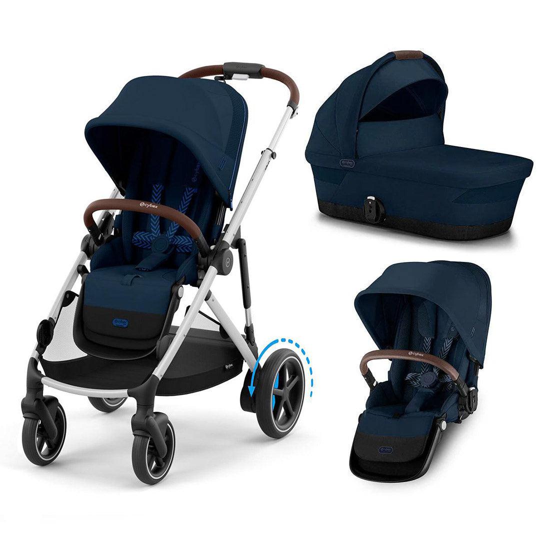 cybex gazelle double stroller CYBEX e-Gazelle Double Pushchair