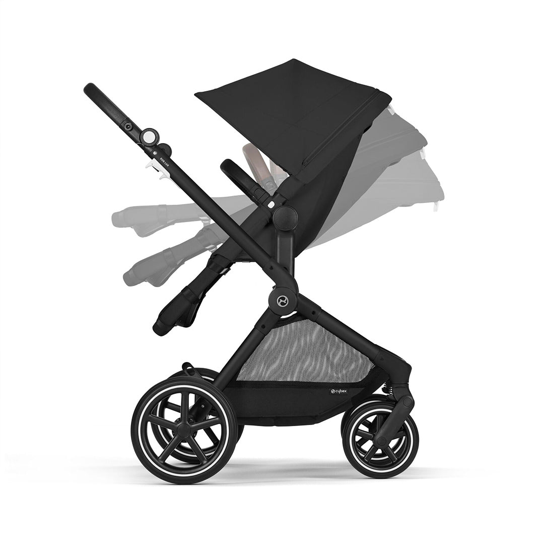 CYBEX EOS Lux Pushchair - Moon Black-Strollers-Moon Black- | Natural Baby Shower