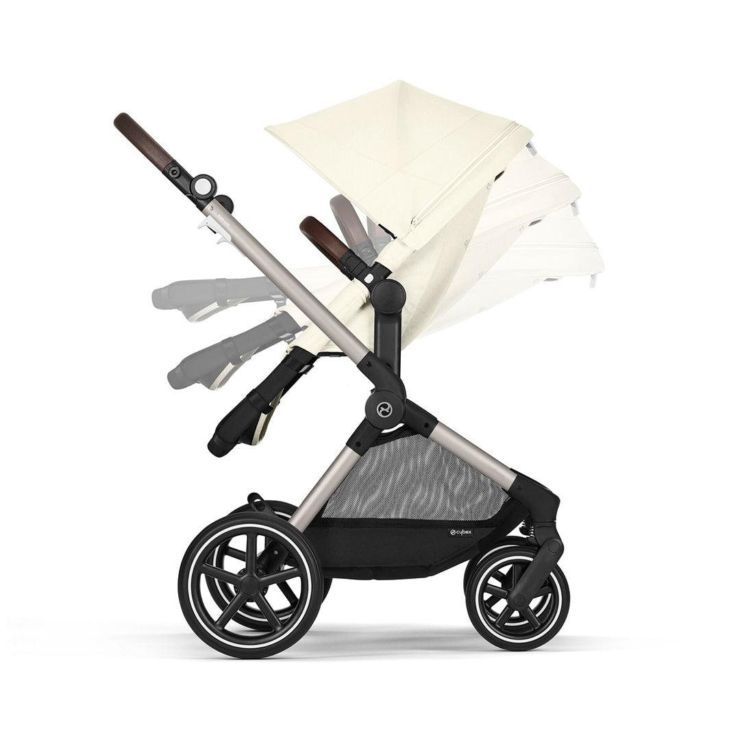 CYBEX EOS Lux Essential Bundle - Seashell Beige-Stroller Bundles-Seashell Beige-SNOGGA Footmuff | Natural Baby Shower
