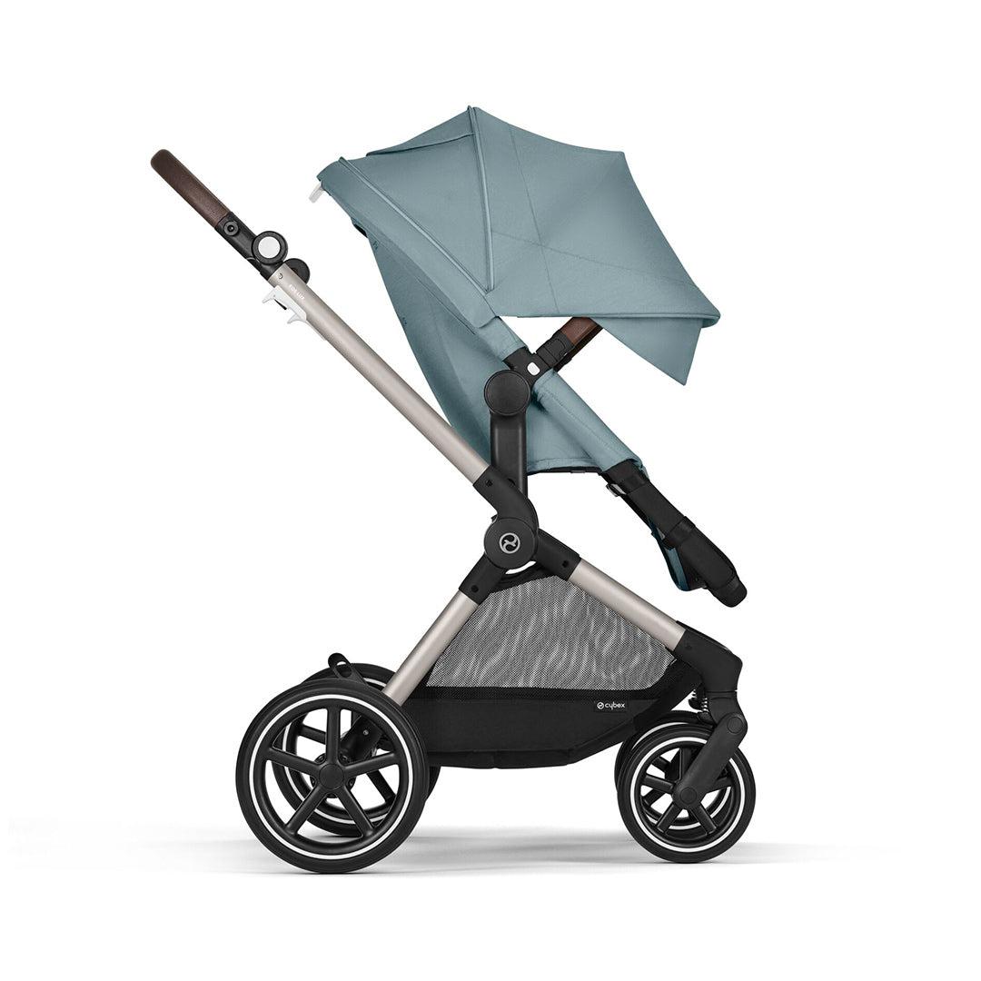 CYBEX EOS Lux Comfort Bundle - Sky Blue-Travel Systems-Sky Blue-SNOGGA Footmuff | Natural Baby Shower