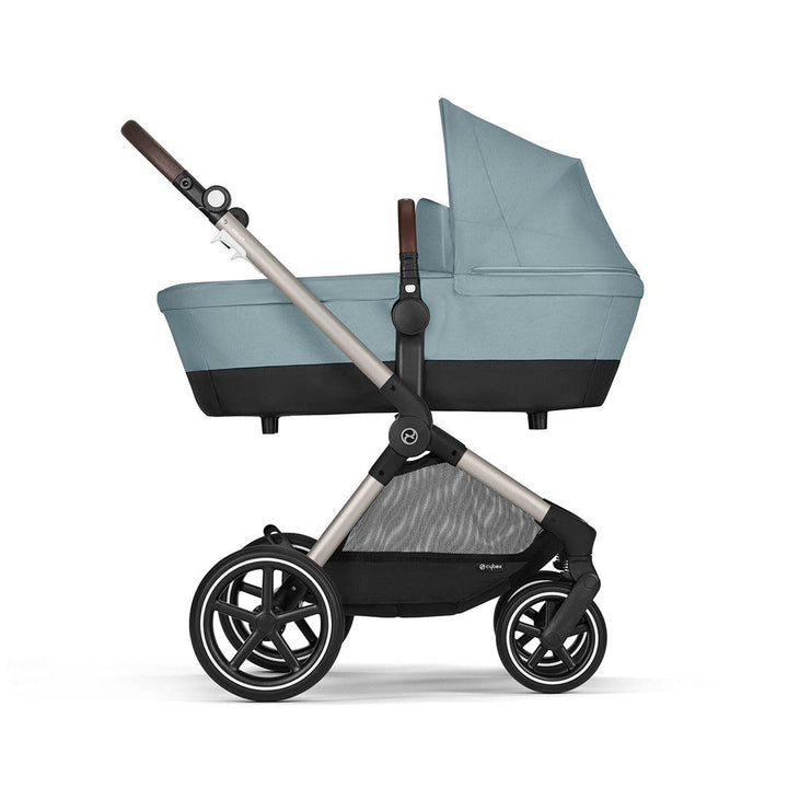 CYBEX EOS Lux Essential Bundle - Sky Blue-Stroller Bundles-Sky Blue-SNOGGA Footmuff | Natural Baby Shower