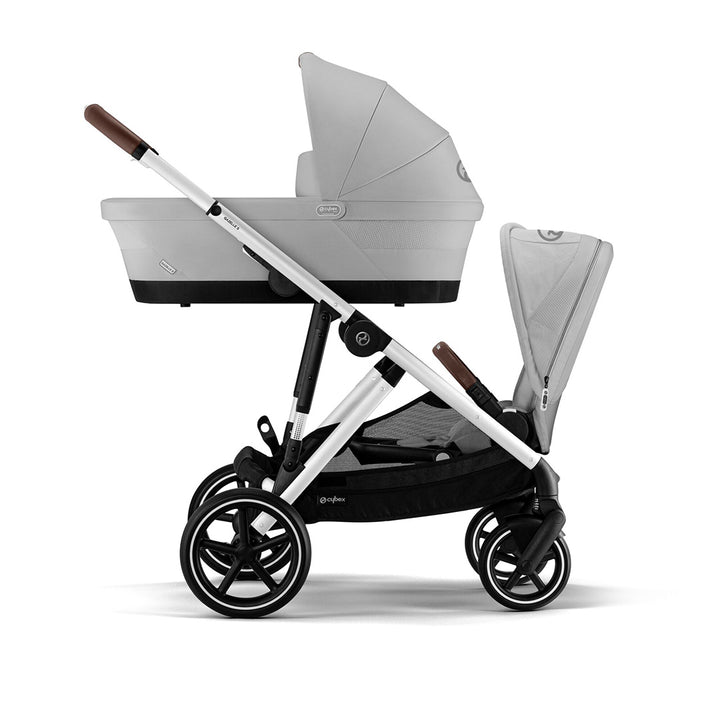 CYBEX Gazelle S + Cloud T Luxury Bundle - Lava Grey-Travel Systems-No Base- | Natural Baby Shower